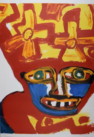 石版画 Lindstrom - Composition