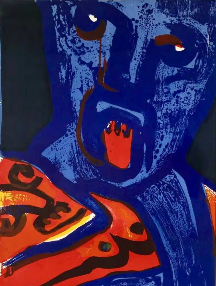 石版画 Lindstrom - Cry