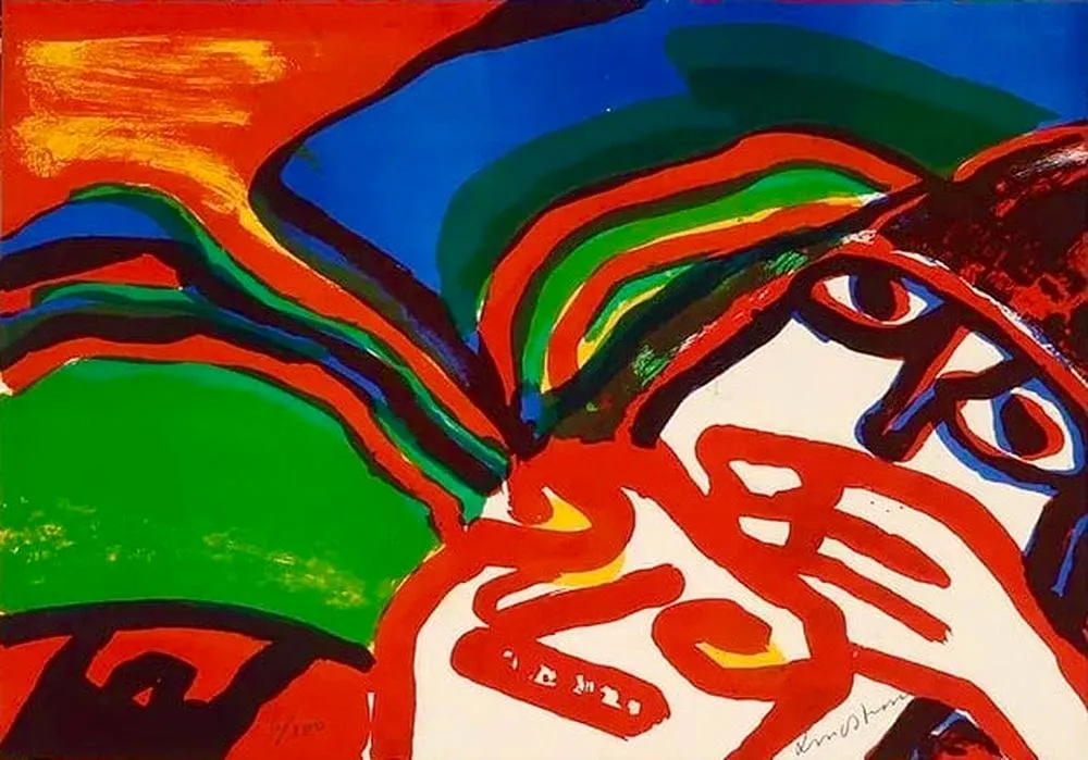 石版画 Lindstrom - Landscape of Lapeland