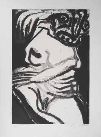 版画 Lindstrom - Le chaman