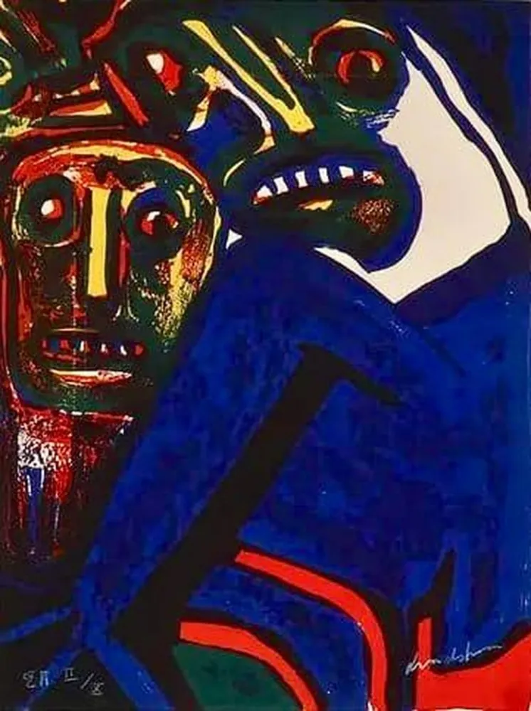 石版画 Lindstrom - Mother & Child - E.A. II/X