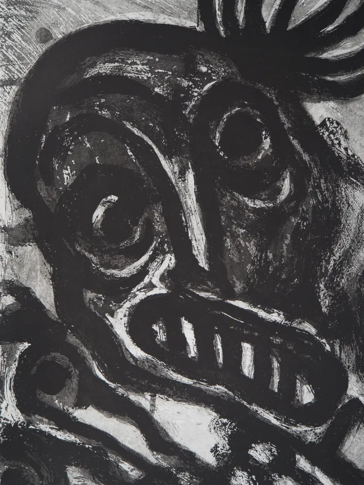 版画 Lindstrom - Personnages étonnés