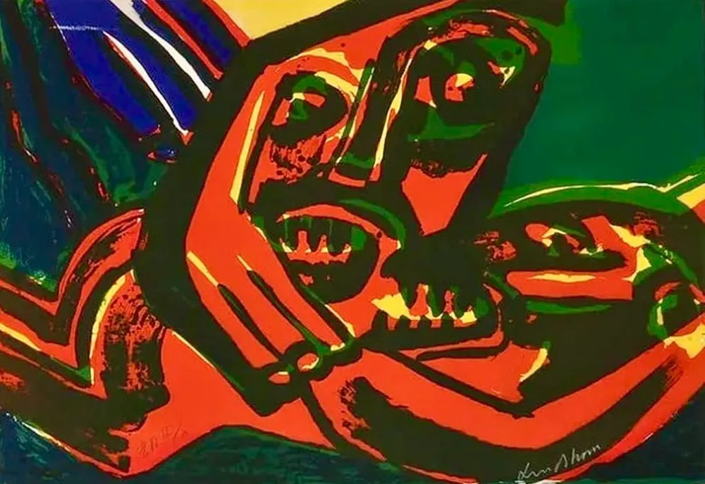 石版画 Lindstrom - Rare Artist's Proof — E.A. II/X