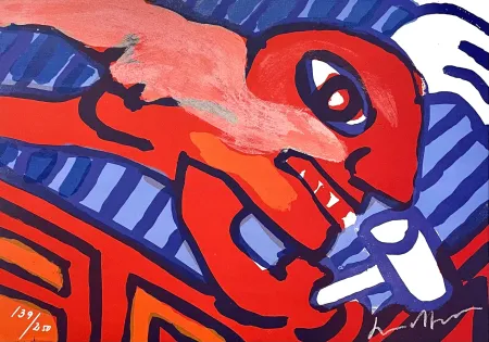 石版画 Lindstrom - Sans Titre