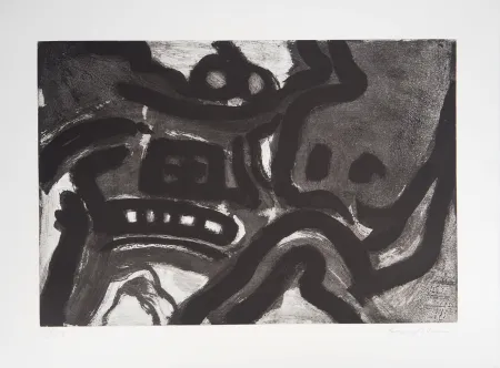 版画 Lindstrom - Symboles abstraits