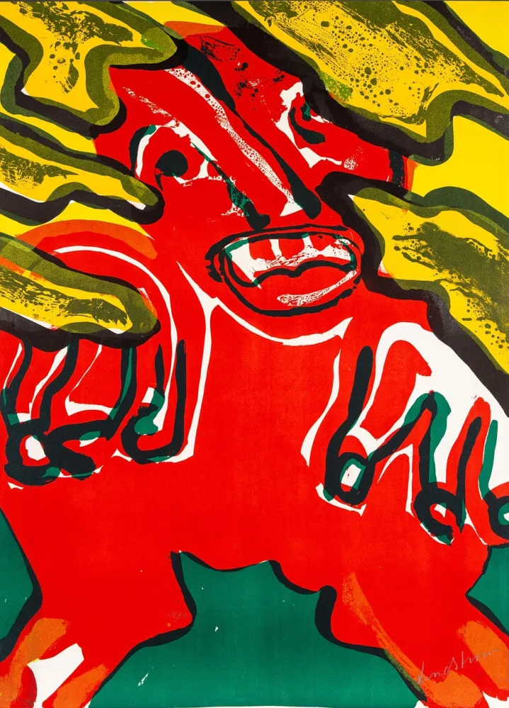 石版画 Lindstrom - Untitled