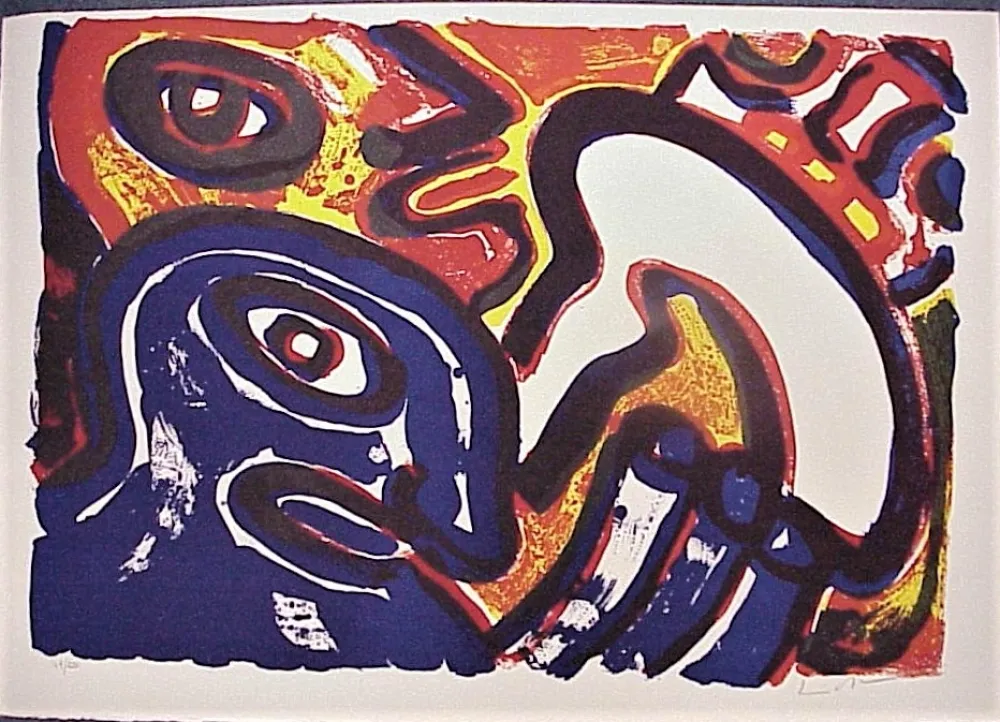 石版画 Lindstrom - Untitled