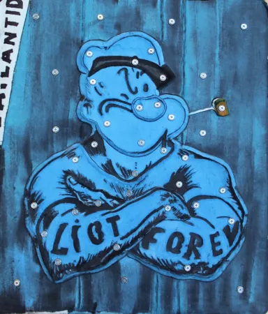 版画 Liot - POPEYE (BLEU)