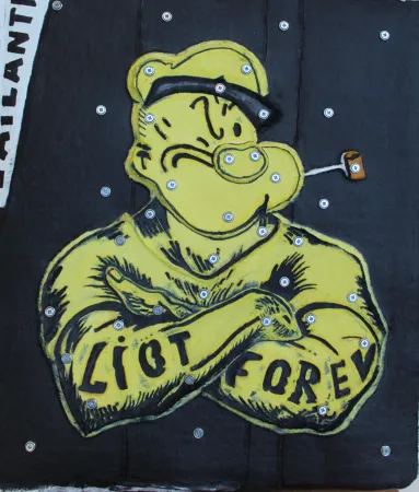 版画 Liot - POPEYE (JAUNE)