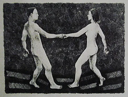 石版画 Llimos - Bail croat
