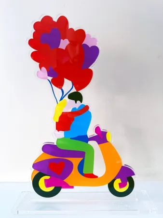 丝网印刷 Lodola - Kiss in motion