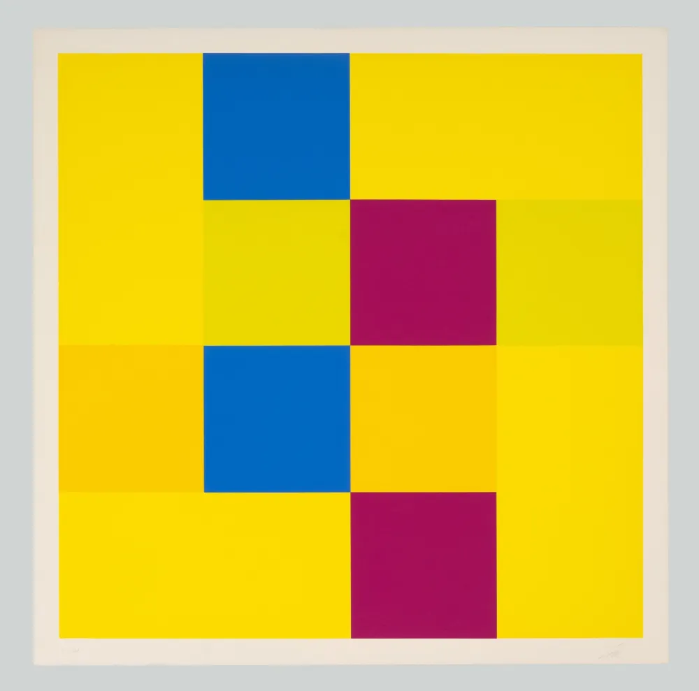 丝网印刷 Lohse - Senza titolo