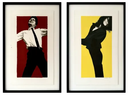 石版画 Longo - Jules & Gretchen (Men in the Cities)