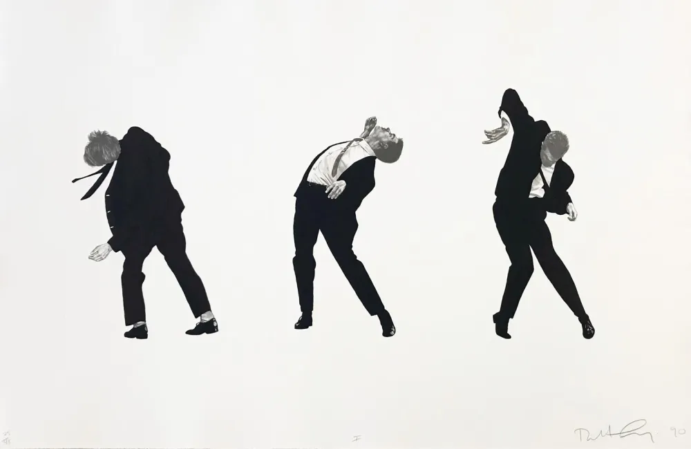 石版画 Longo - Men in the Cities, Tokyo, Seibu Department Stores, Ltd. I