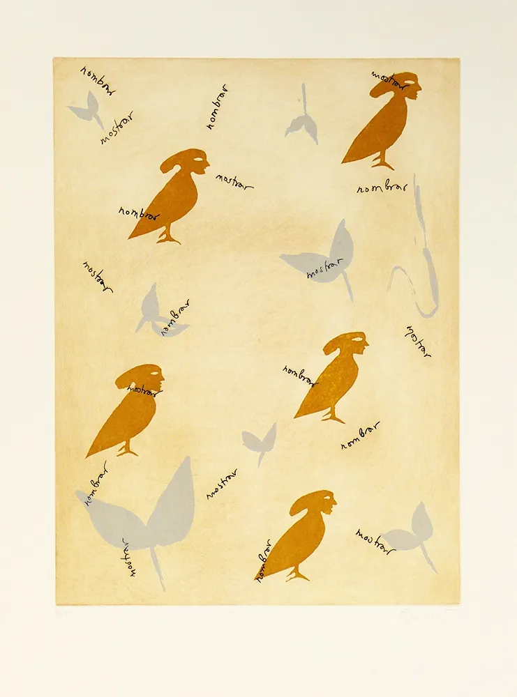 版画 Lootz - Leaves II