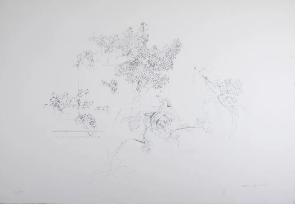 石版画 López Garcia - Composition