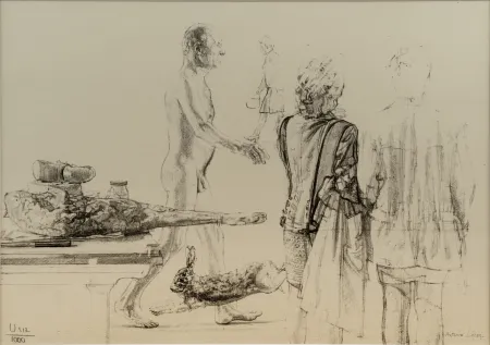 石版画 López Garcia - Fábula