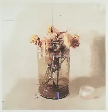 蚀刻版画 López Garcia - Rosas de Ávila III