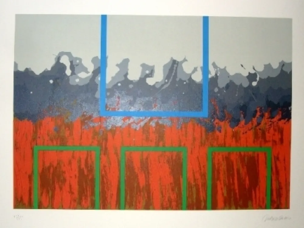 石版画 Lopez Osornio - La otra geometria 4