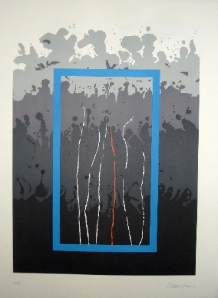 石版画 Lopez Osornio - La otra geometria 6