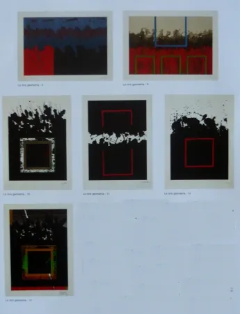 石版画 Lopez Osornio - La otra geometria _ 6 lithographs