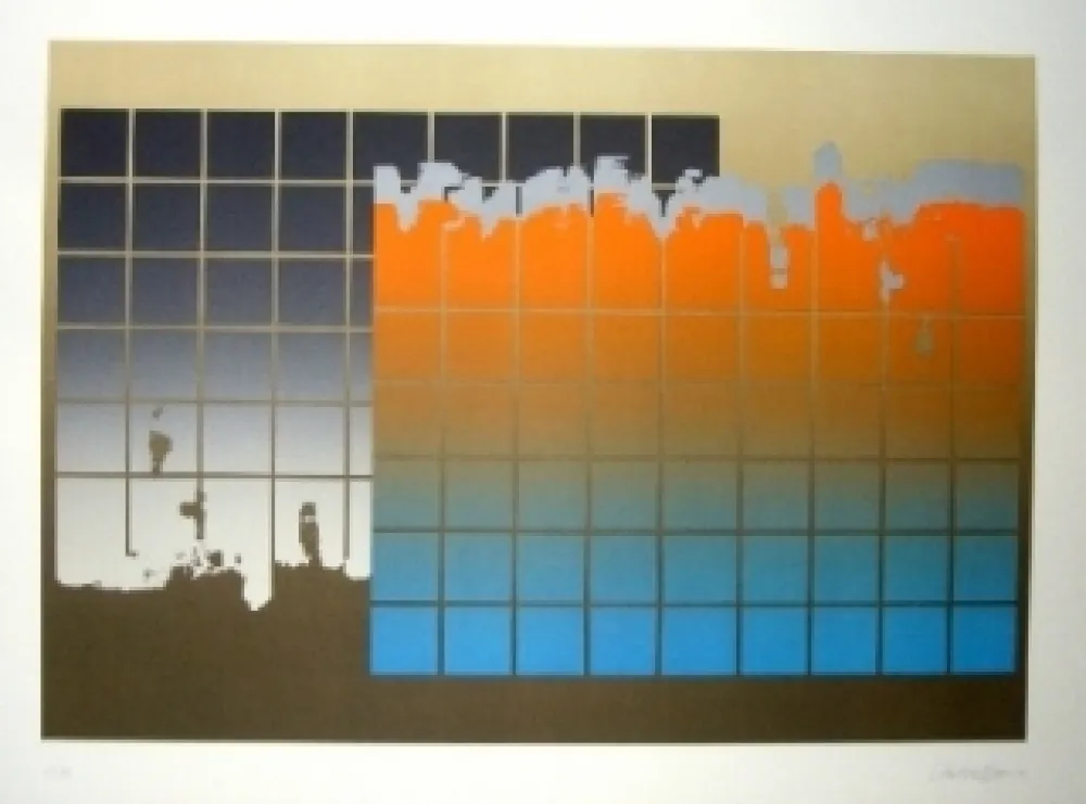 石版画 Lopez Osornio - La otra geometria 7