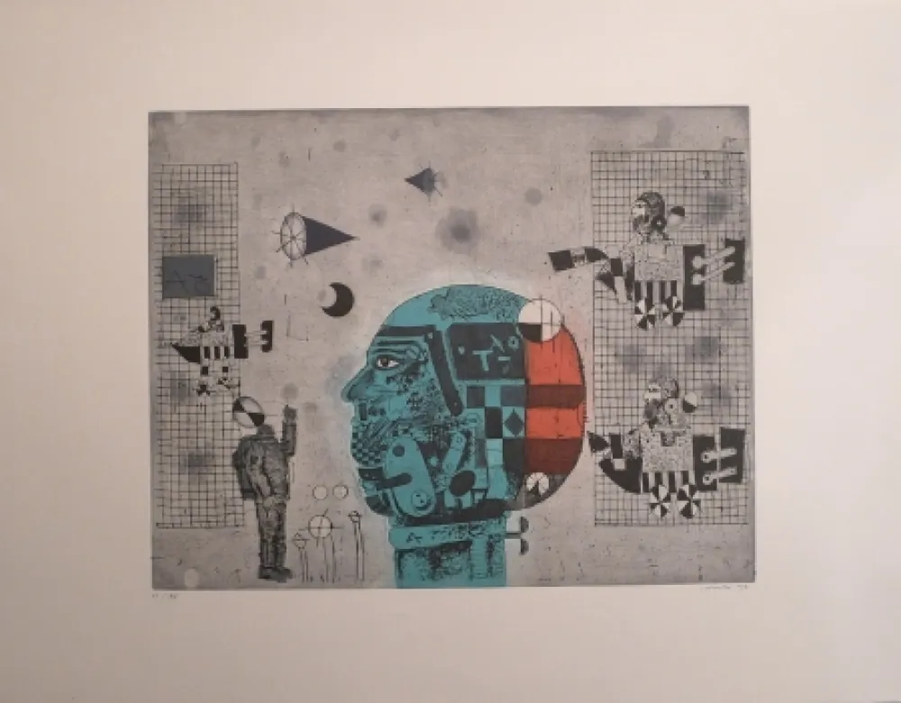 版画 Lorenzo - Cerebro Mecánico
