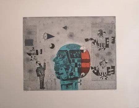 版画 Lorenzo - Cerebro Mecánico