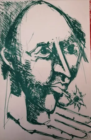 石版画 Lorjou - Bal des Fols chez MM. Wildenstein