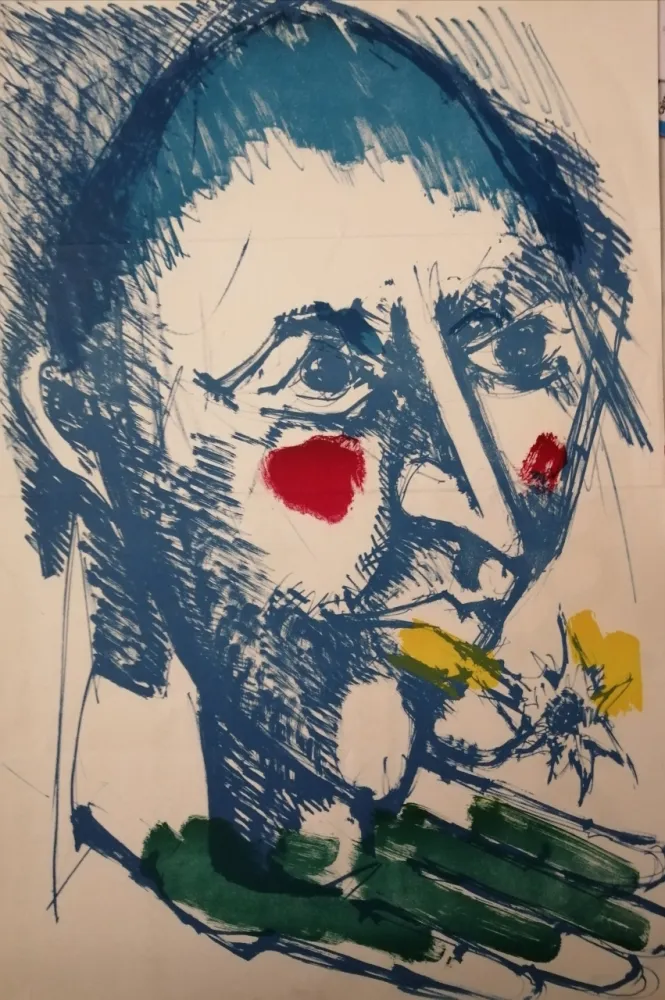 石版画 Lorjou - Bal des Fols - invitation