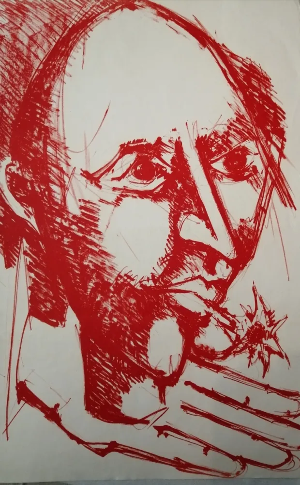 石版画 Lorjou - Lorjou contre Dorival