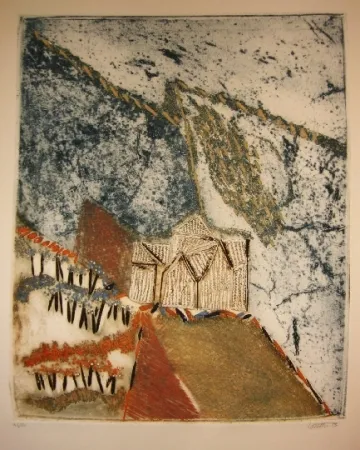 金刚砂版画 Louttre - Le roman de la rose 