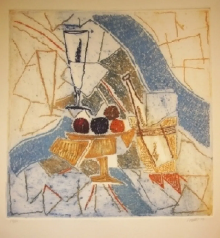 金刚砂版画 Louttre - Nature morte