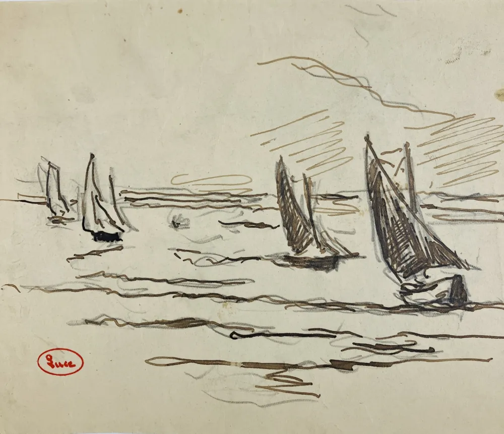 无技术 Luce - La Régate. Vers 1900. 