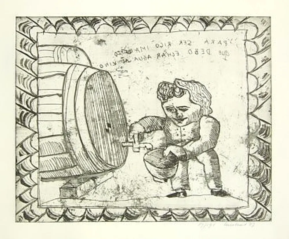 版画 Lucebert - Senza titolo