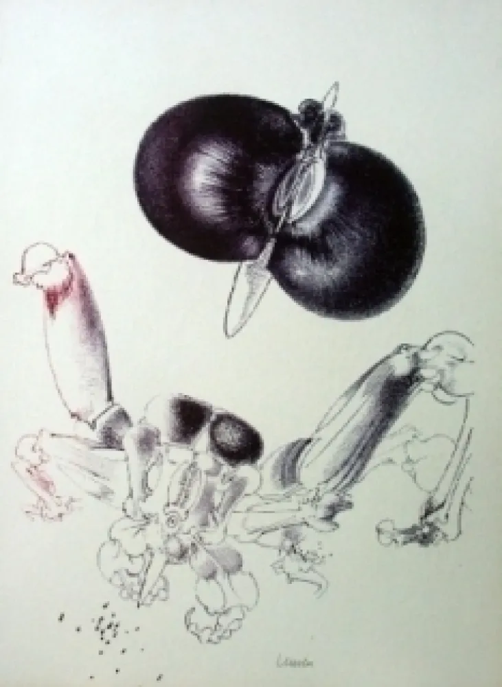 石版画 Lunven - Sans titre