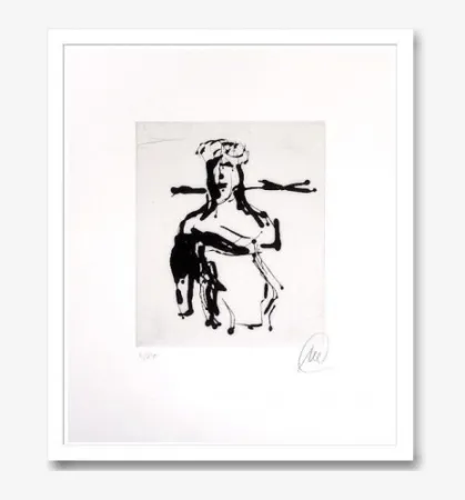 版画 Lüpertz - Ohne titel