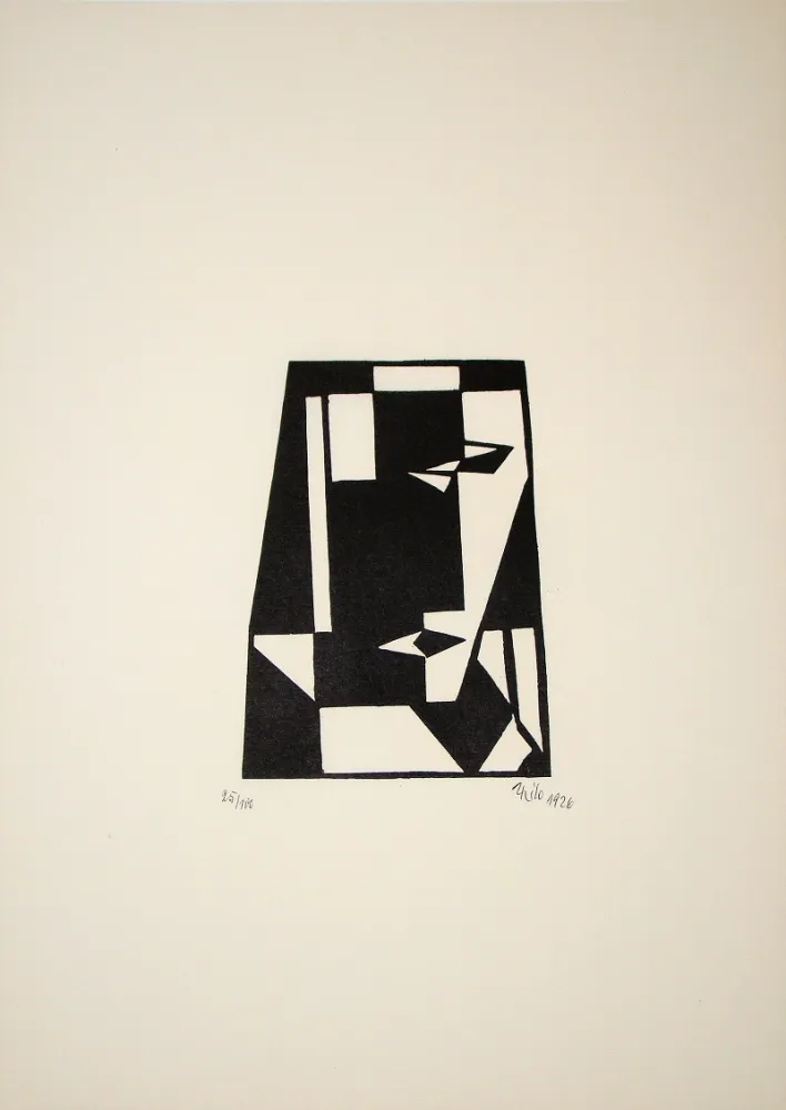 木刻 Maatsch - Composition, 1926