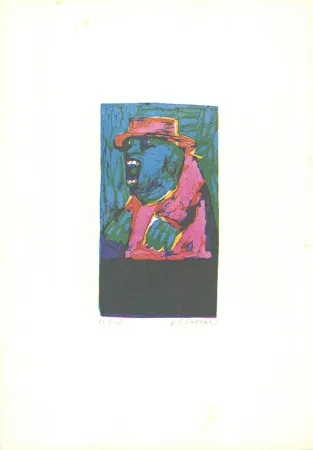 石版画 Maccari - L'ultimo grido