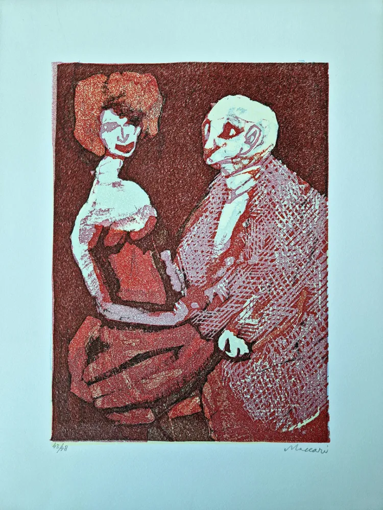 油毡版画 Maccari - Vivo di volata X