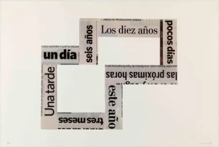 石版画 Macchi - Las Horas