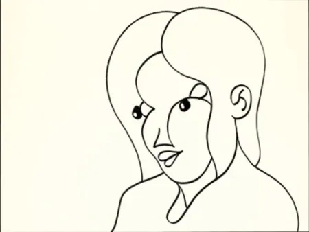 石版画 Macías - Negro 1