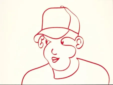 石版画 Macías - Rojo 2