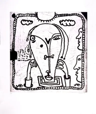 蚀刻飞尘法 Macréau - Sans titre