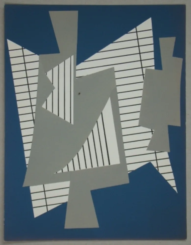 镂版印刷 Magnelli - Composition abstrait