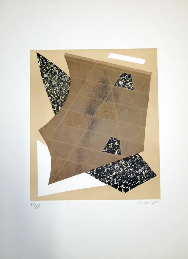 石版画 Magnelli - Composizione 3