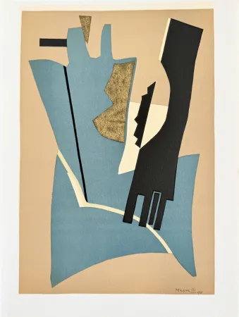 石版画 Magnelli - Hommage à San Lazzaro