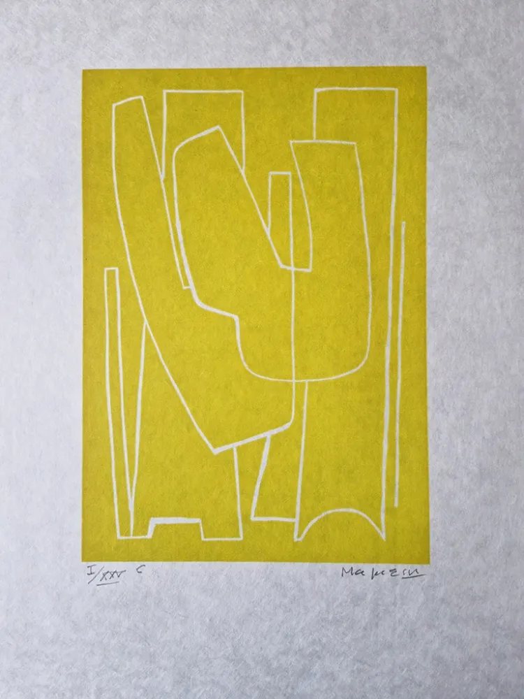 油毡版画 Magnelli - La passeggiata