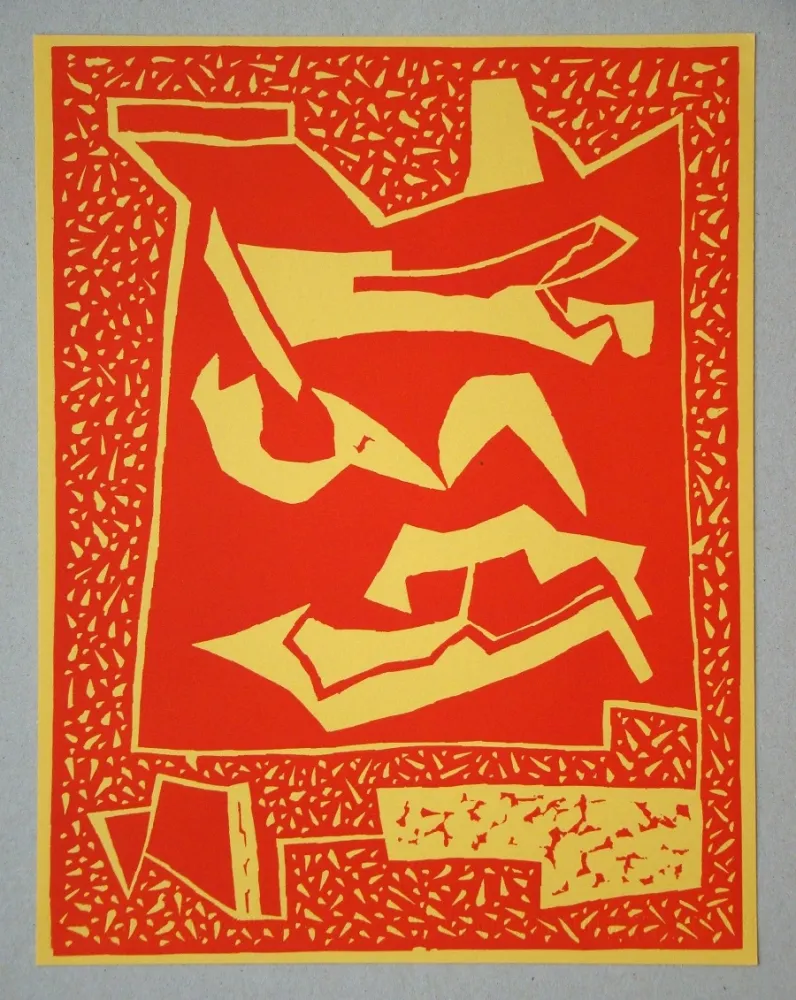 木刻 Magnelli - Sans titre