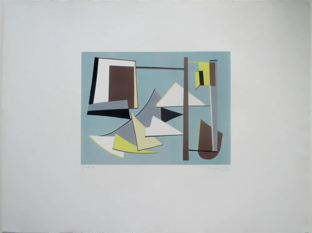 石版画 Magnelli - Sans titre 